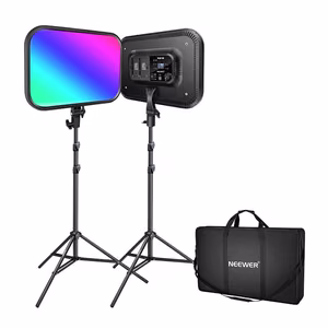 Комплект NEEWER RGB168 RGB LED, две лампы 60Вт 2500-8500K