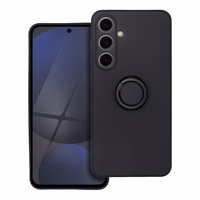 Silikona RING viedtālruņa apvalks SAMSUNG S24 FE melns