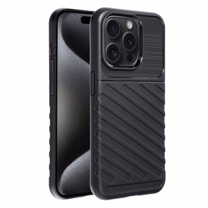 THUNDER viedtālruņa apvalks IPHONE 15 Pro melns