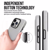 Vmax trīsstūra formas futrālis priekš Samsung Galaxy A35 5G sudraba krāsā