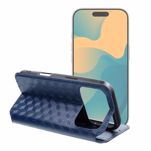 Flip case for iPhone 17 PRO MAX / 18 PRO MAX Cubic Book blue