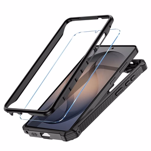 Tech-Protect MagBlast MagSafe maciņš un 2 rūdīto stiklu komplekts Samsung Galaxy S26 Ultra – melns