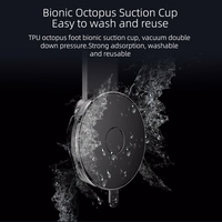 FORCELL F-GRIP MagFlex magnētiskais auto turētājs priekšējā stiklā un panelī, saderīgs ar MagSafe, melns