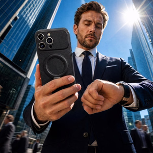 Luxgrip Mag maciņš iPhone 16 Pro 6,3" melns