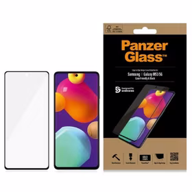 PanzerGlass E2E Regular aizsargstikls Samsung Galaxy M53 - ar melnu rāmi