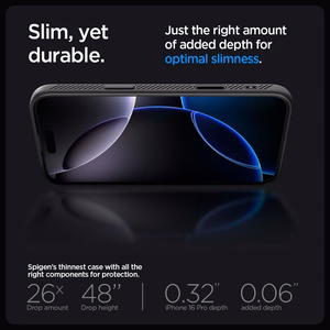 Spigen Liquid Air "T" Magnētiskais viedtālruņa apvalks iPhone 16 Pro - matēts melns