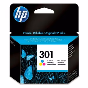 HP 301 – oriģinālā tintes kasetne, trīskrāsu (CH562EE)