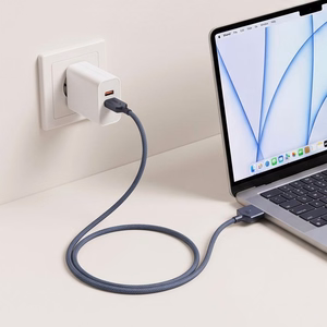 Tech-Protect MMC01 Ultraboost USB-C / MagSafe 3 140W 300cm kabelis, paredzēts MacBook, tumši zils
