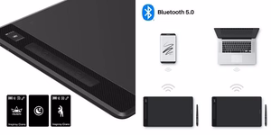 Bezvadu Graphic Tablet HUION Inspiroy Giano