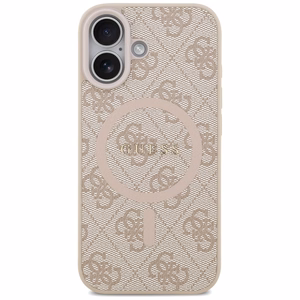 Guess 4G Ring Classic Logo MagSafe futrālis iPhone 17 - Rozā krāsā