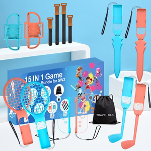 Nintendo Switch 15-in-1 ģimenes piederumu komplekts 2 - Oranžs un zils komplekts
