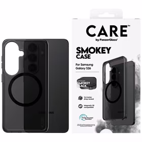 CARE by PanzerGlass Urban Explorer Smokey Case w. Black Qi for Samsung Galaxy S26 - Black