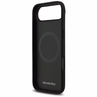 Mercedes Ādas Liels Laurel Lapu Magnētiskais viedtālruņa apvalks iPhone Air - melns