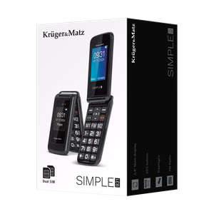 Krüger&Matz Simple 931 4G mobilais tālrunis senioriem