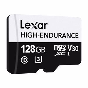 Lexar High-Endurance microSDHC/microSDXC 128GB memory card