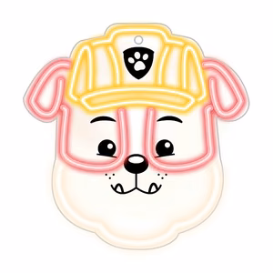 Подвесной неоновый LED Paw Patrol на оргстекле - Rubble OW-130446