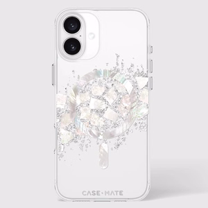 Case-Mate Karat MagSafe vāciņš ar perlamutra ielaidumiem ierīcei iPhone 16 Plus, A Touch of Pearl