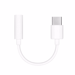 HUAWEI oriģināls adapteris AUX Type C (vīrietis) uz Jack 3,5 mm (sieviete) CM20 balts, bulk