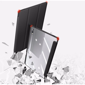 DUX DUCIS TOBY vāciņš ar zīmuļa turētāju SAMSUNG Tab S10 Ultra/S9 Ultra/S8 Ultra melns