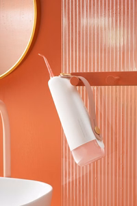 Oclean mutes irigators Oclean W10, rozā, 2 uzgaļi