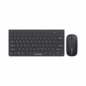 Wozinsky bezvadu tastatūras un kompaktās peles komplekts - melns