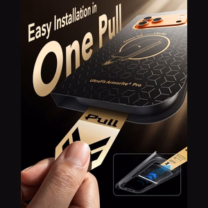 ESR UltraFit Armorite Pro rūdīts stikls, paredzēts iPhone 18 Pro Max / 17 Pro Max, melns
