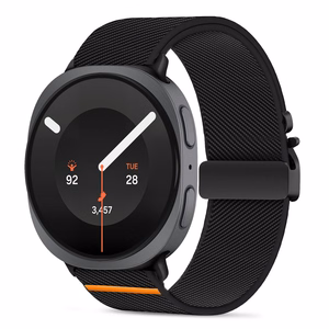 Tech-Protect Nylon Clasp siksniņa modelim Samsung Galaxy Watch 40/44/46 mm – melna