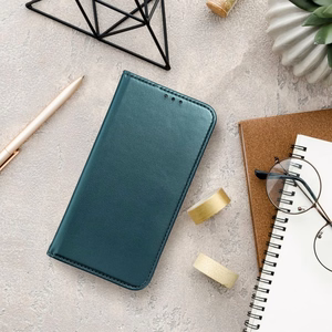 Atlokāmais maciņš Samsung A27 Smart Magneto, tumši zaļš