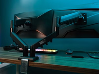 Tracer Double Armflex Monitor Mount, melns