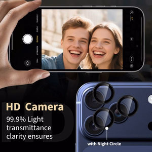 Tech-Protect Camring Fit+ kameras vāciņš iPhone 14 Pro / Max / 15 Pro / Max / 16 Pro / Max / 17 Pro / Max - melns