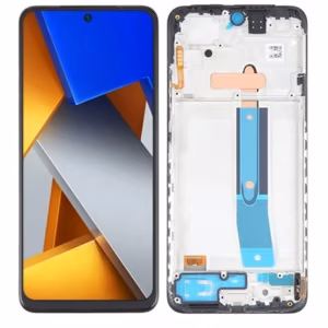 LCD Displejs Xiaomi Redmi Note 11 (4G / 6.43'') Melns ar rāmi HQ