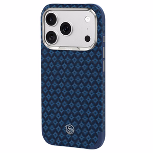 Zils Benks Magnetic Armor Grid Edge X9 kevlara vāciņš ar metāla rāmi (C.K.FL.AP.BE.X073), paredzēts iPhone 18 Pro Max / iPhone 17 Pro Max
