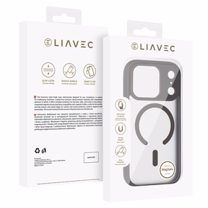 Liavec Soft Чехол для iPhone 17 Pro Max титановый