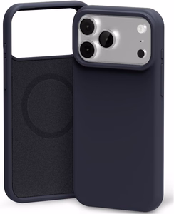 Korpuss Mercury Pure Magsafe Silicon Case Apple iPhone 17 Pro tumši zils
