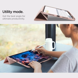 Spigen Urban Fit maciņš iPad Pro 11 collu 5 / 6 / 2024-2025 rozā