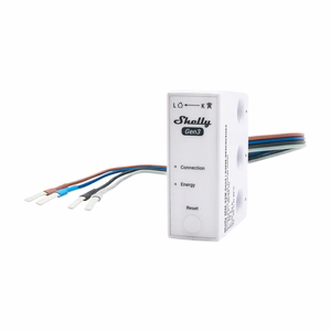 Shelly 3EM-63W Gen3 1/3 kanāla WiFi enerģijas skaitītājs (vadu modelis)