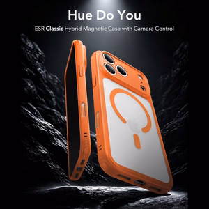 ESR Classic Hybrid MagSafe maciņš, paredzēts iPhone 18 Pro Max / 17 Pro Max, oranžs