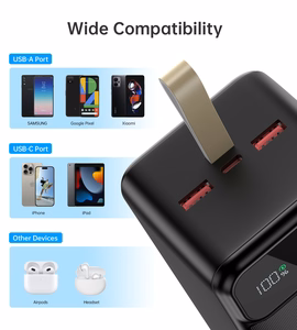 Portatīvais lādētājs Choetech B732 22.5W 50000mAh melns
