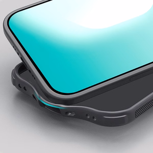 Nillkin Super Frosted Shield Pro MagSafe saderīgs apvalks iPhone 17 Air - caurspīdīgs, melns