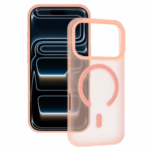 Tel Protect Mist Matte Magsafe maciņš Iphone 16 Pro, rozā-oranžs