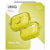Uniq Glase Pro macins AirPods Pro 3 Lock macins - caurspidigs dzeltens