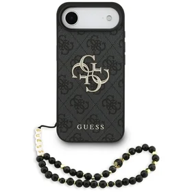 Guess 4G Strap 4G Classic Logo viedtālruņa apvalks iPhone Air - melna