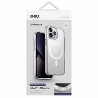 Uniq LifePro Xtreme Magclick Charging viedtālruņa apvalks iPhone 14 Pro Max - caurspīdīgs