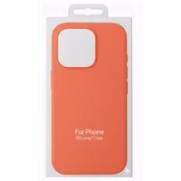 Maciņš "TM MagSafe Silicone" iPhone 13 / Persiku /