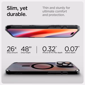 Spigen Ultra Hybrid "T" Magnētiskais viedtālruņa apvalks iPhone 16 Pro Max - melns