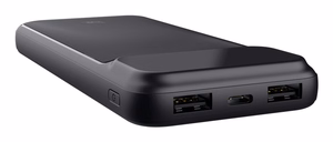 Trust 25882 ārējais akumulators Lithium-Ion (Li-Ion) 10000 mAh melns