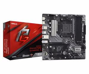 Mātesplate ASROCK B550M Phantom Gaming 4 AMD B550 SAM4 DDR4 MicroATX