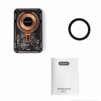 Portatīvais lādētājs Dudao TGK1 ar MagSafe bezvadu uzlādi 20W 10000mAh melns