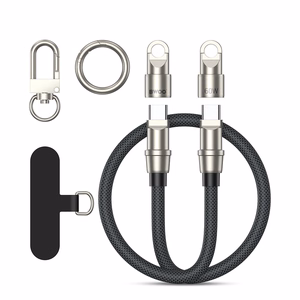 BWOO siksniņas kabelis USB-C - USB-C 1.2m 60W ar siksniņu