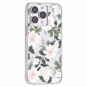 Rifle Paper Clear vāciņš ierīcei iPhone 14 Pro Max, ar “Willow” rakstu